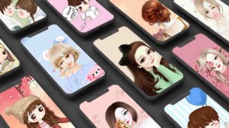 K Drama Cartoon Wallpaper HD screenshot 2