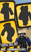 3D Super Run Counter Strike Block Running and Jumping Games Skins screenshot 2