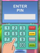 虚拟ATM模拟器银行收银员免费儿童游戏 screenshot 0