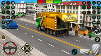 زباله کامیون شبیه ساز خارج از جاده زباله ها راننده screenshot 3