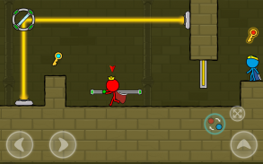 Red and Blue Stickman : Animation Parkour screenshot 19