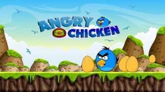 Angry chicken hunting bad pigs knock down screenshot 3