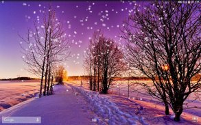 Winter Snow Live Wallpaper  HD screenshot 22