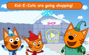 Kid-E-Cats: 婴儿购物游戏! 小猫杂货店物语 & 动物游戏! 小孩游戏 - 超市经营 screenshot 5