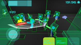 Stickman Neon luta de espadas screenshot 9