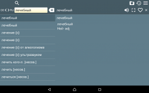 Russian German Dictionary screenshot 1