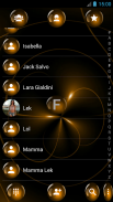Dialer Spheres Orange Theme for Drupe or ExDialer screenshot 4