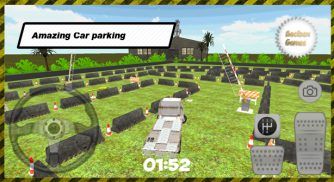 3D Flatbed Car Parking screenshot 2