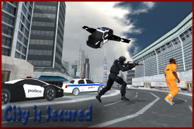 Uçan Polis Araba 3D screenshot 9