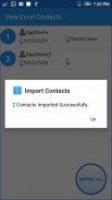 Import Export Contacts Excel screenshot 6