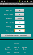 Electrc NEC Calcs Lite screenshot 3