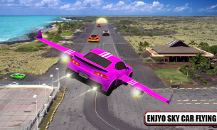 Flying Car Rescue Game 3D: Flying Simulator screenshot 0