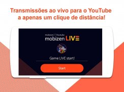 Mobizen Live - transmissão ao vivo para YouTube screenshot 7