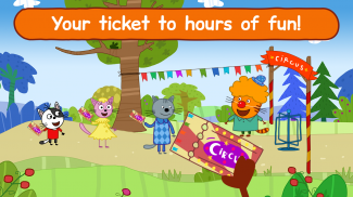 La Famille Chat Cirque : Mini-jeux pour Enfants ! screenshot 10