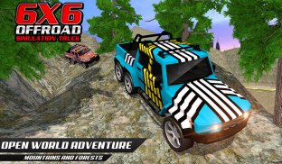 6x6 Spin Offroad Mud Runner Truck Drive Games 2018 screenshot 7
