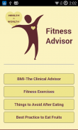 Fitness Advisor screenshot 0