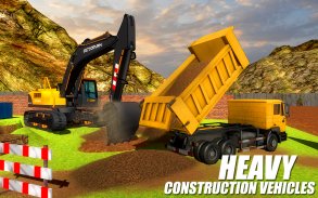Excavadora pesada crane-city construction sim screenshot 1