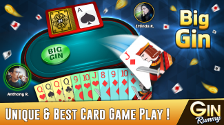 Gin Rummy - Best Free 2 Player Card Games screenshot 2