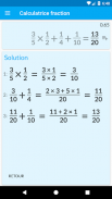 Calculateur de fractions screenshot 1