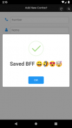 Ajouter un nouveau contact screenshot 3