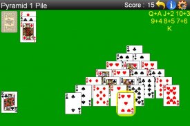 Pyramid Solitaire screenshot 1