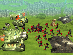 Stickman Simulateur de bataille de chars screenshot 3