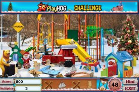 Challenge #165 Christmas Park Free Hidden Objects screenshot 3