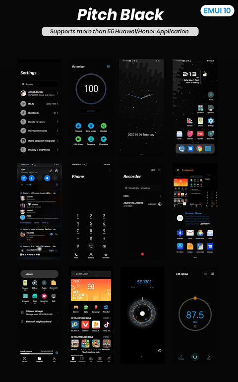 emui dark theme download