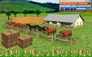 动物和干草运输拖拉机 screenshot 12