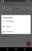 Goal Tracker Habit Calendar screenshot 5