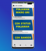 6 in 1 E-FORM: BPUM BRI, KUR, PINJAMAN, CEK BANSOS screenshot 1