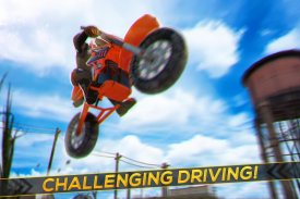 Free Motor Bike Racing - Fast Offroad Driving Game screenshot 1