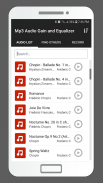 MP3 Audio Gain and Equalizer screenshot 1