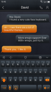 Emoji Keyboard-Leather screenshot 0