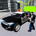 Police 4x4 Jeep Simulator 3D Icon