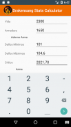 Drakensang Stats Calculator screenshot 1