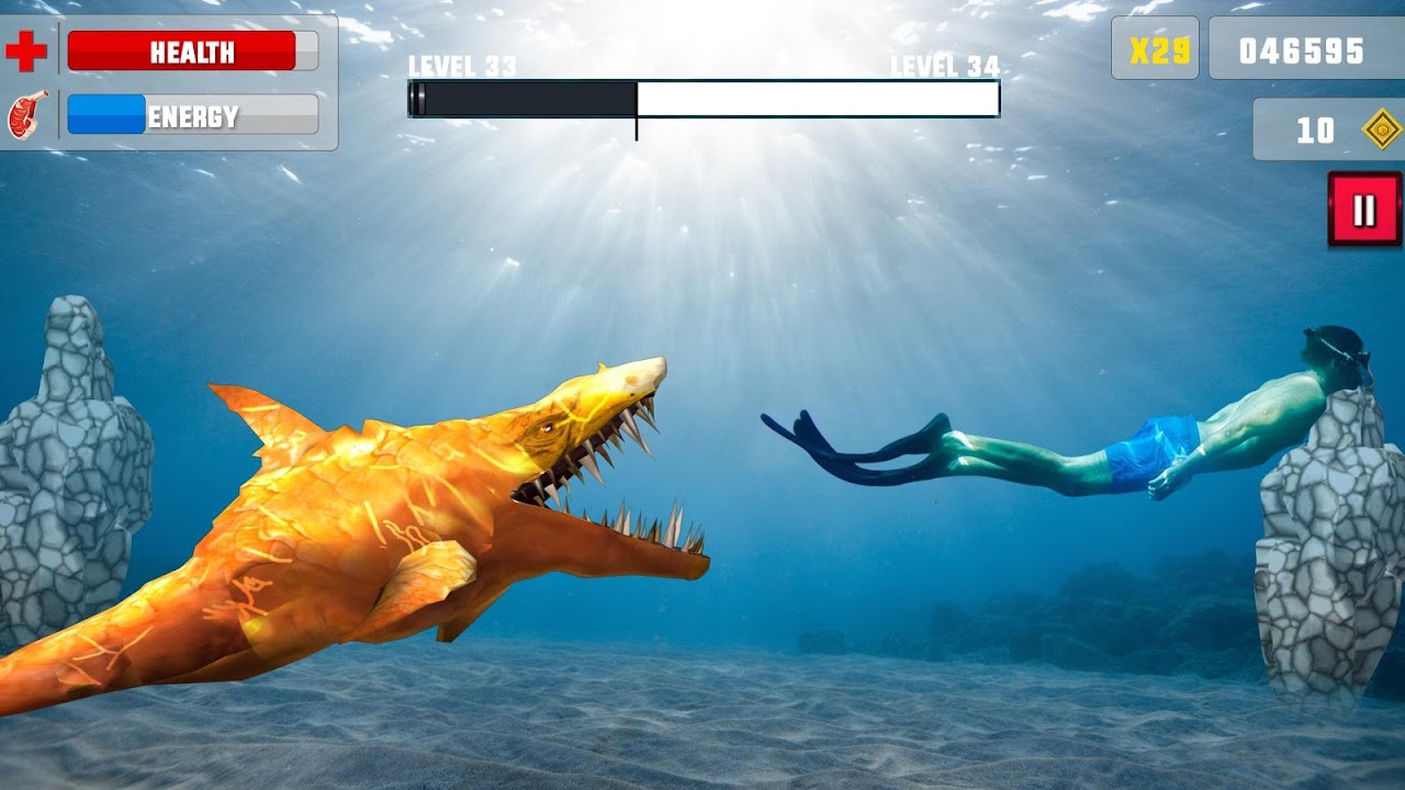 Hungry Shark Attack Hunting Fish Game: Deep Sea Evolution Deadly Underwater  Shark Shooting Games::Appstore for Android