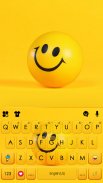 Rolling Happy Emoji Keyboard Background screenshot 2