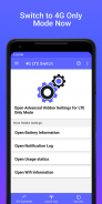 شبكة 4G LTE التبديل - سرعة screenshot 4