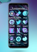 Apolo Light Purple - Theme Icon pack Wallpaper screenshot 2