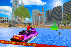 Entrega de Pizza Jet Ski Fun screenshot 8