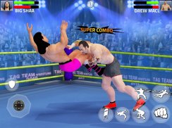 Tag team wrestling 2019: Cage death fighting Stars screenshot 3