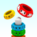 Nuts and Bolts Color Sort Game Icon