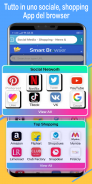 Smart Browser: - Tutte le app per social media screenshot 0