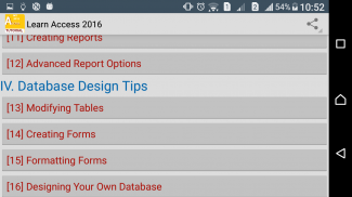 Learn Access 2016 Easy screenshot 5
