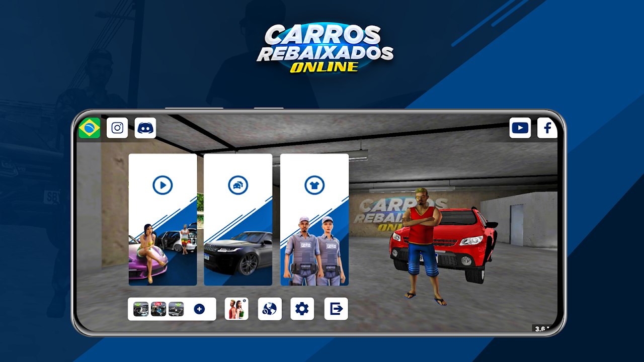 Jogo de Carros Rebaixados Brasileiro com Multiplayer – Carros Rebaixados  Online 