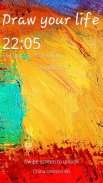 Note3 WaterColor Locker screenshot 1