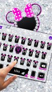 Silver Pink Minny Keyboard The screenshot 1