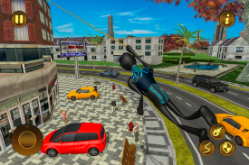 Panther Stickman Rope Hero City Crime screenshot 0