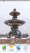 Tuyết ở Paris Hình nền sống screenshot 8